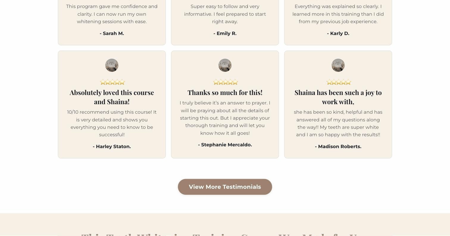 Holistic Teeth Whitening website