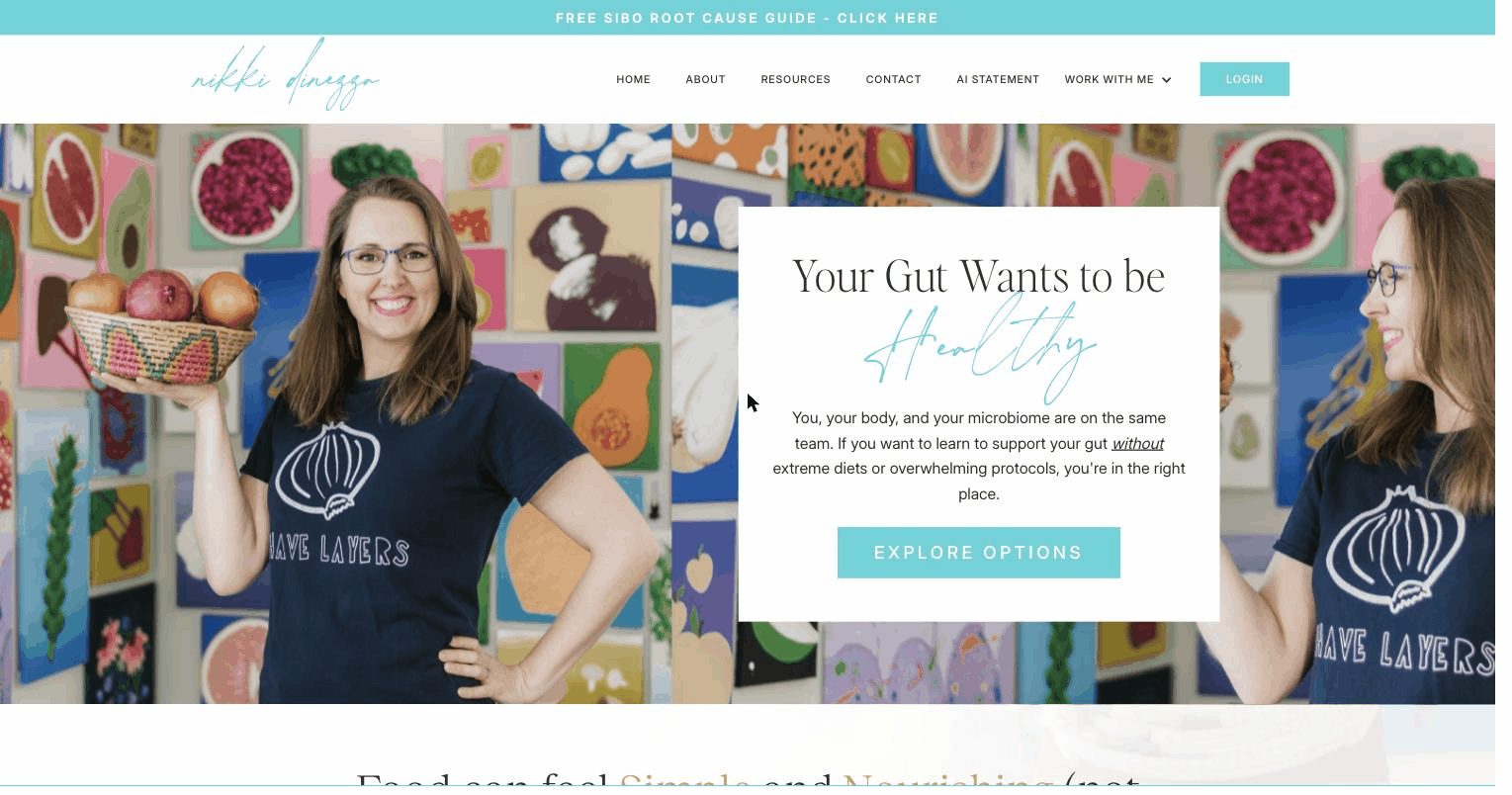 Nikki DiNezza website